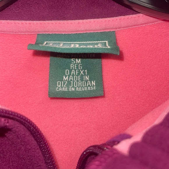 L L Bean Polartec Fleece Jacket Full Zip Up - Picture 6 of 7